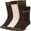 Alvada Merino Wool Hiking Socks Thermal Warm Crew Winter Boot Sock For Men Women 3 Pairs ML