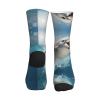DRTGEDS Funny Animal Dolphin Sports Running Socks For Women Men, Breathable, Soft And Skin Friendly For Gym,Running,Sport view 2