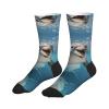 DRTGEDS Funny Animal Dolphin Sports Running Socks For Women Men, Breathable, Soft And Skin Friendly For Gym,Running,Sport view 3