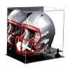 Acrylic Display Case for Full Size Football Helmet Premium Football Display Case with Black Base &Black Risers Protects Sports Memorabilia & Collectibles, Dimension 14.5" L x 11" W x 12" H(A002/V44) view 1