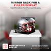 Acrylic Display Case for Full Size Football Helmet Premium Football Display Case with Black Base &Black Risers Protects Sports Memorabilia & Collectibles, Dimension 14.5" L x 11" W x 12" H(A002/V44) view 2