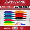 Alpha AR 1250 Vane, 2.8", White, 100pk view 4