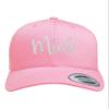 Adjustable Pink Structured Trucker Mimi Gift Idea Grandma Aunt Structured Trucker Cap view 1