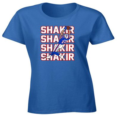 Blue Buffalo Khalil Shakir Text Pic Womens T-Shirt Adult Small