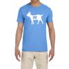 Blue Detroit Barry Sanders Goat T-Shirt Adult XL view 1