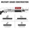 GOTCIAL Shotgun 12Ga Barrel Clamp W/Built-in QD Forward Socket, 3-Slot Picatinny Rail Mount (1.25 in QD Sand 2 PCS 4x6 mm Gasket Silicone) (Shotgun 12Ga Barrel Clamp) view 2