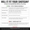 GOTCIAL Shotgun 12Ga Barrel Clamp W/Built-in QD Forward Socket, 3-Slot Picatinny Rail Mount (1.25 in QD Sand 2 PCS 4x6 mm Gasket Silicone) (Shotgun 12Ga Barrel Clamp) view 3