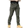 Men's Ripstop Tactical Work Pants - Stretch, Straight Leg, Cargo, Multi-Pocket, Lightweight, Waterproof, Breathable, Flex, Hunting Pants view 1