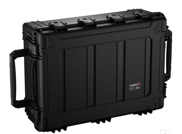 Condition 1 38" Large Case Model 2308, Made in USA, Waterproof, Hard Case with Wheels, TSA Approved, Lockable, Heavy-Duty, IP67 Rated