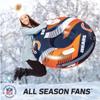 NFL Snow Tube - Officially Licensed NFL Fan Gear - Heavy Duty Inflatable Snow Sled for Winter Tubing - Ride-On Snow Tube with Handles for Kids and Adults - Chicago Bears view 4