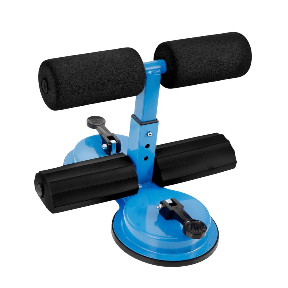 OSOLADY Household Sit-up Assist Device with Dual Suction Cups Portable Crunches Aid for Core Strengthening Lightweight and Stable Abdominal Trainer for Home Workouts