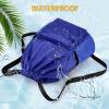 Drawstring Backpack, Large Capacity Sports Fitness Bag with Dry Wet Separation Portable for Men and Women (Blue) view 2