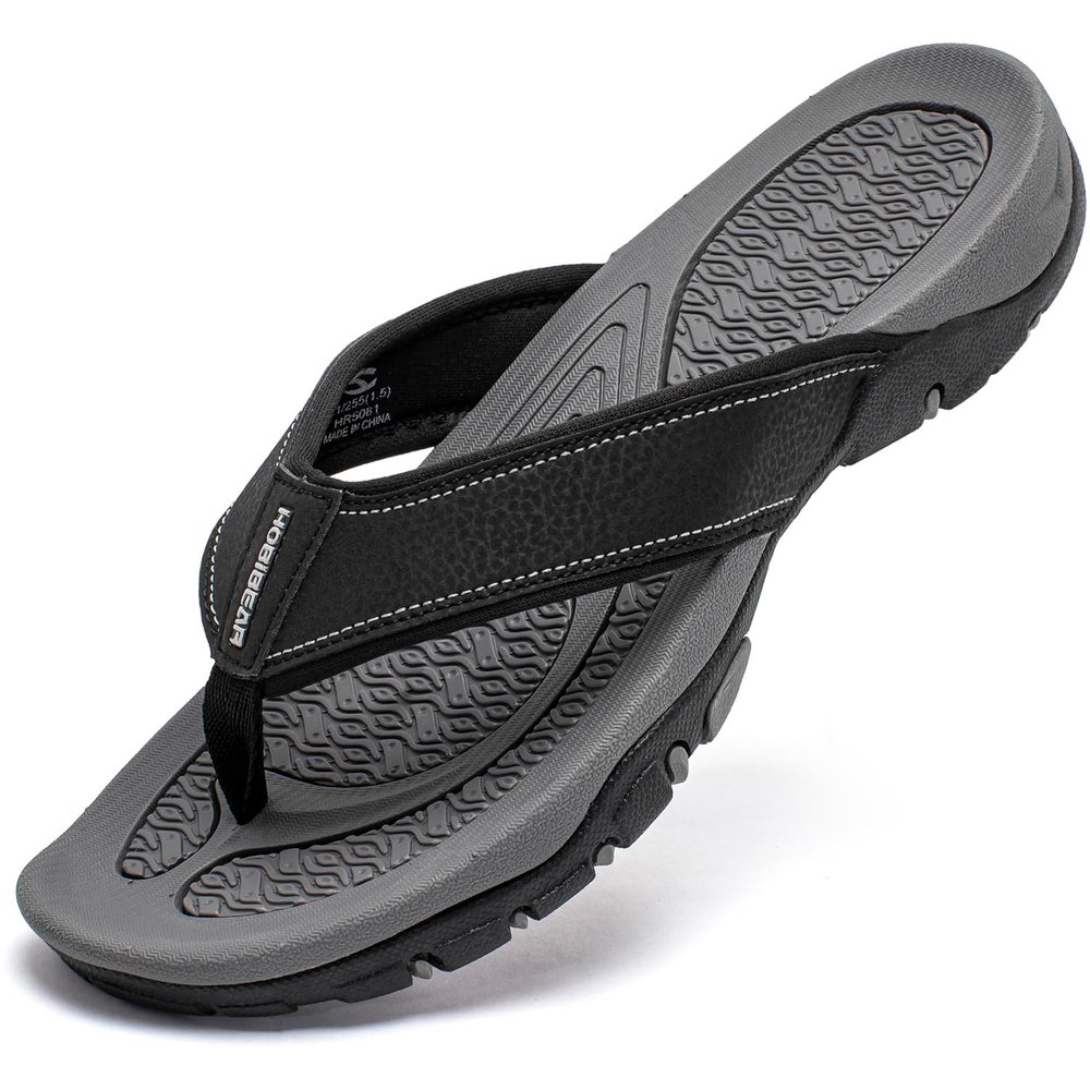 PowerTRC Men's Flip Flops Beach Sandals Indoor And Outdoor Thong Sandals Sport And Casual Wear