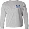 New World Graphics SEC Mens Helmet Logo Grey 2 Sided Long Sleeve T Shirt (Medium) view 2