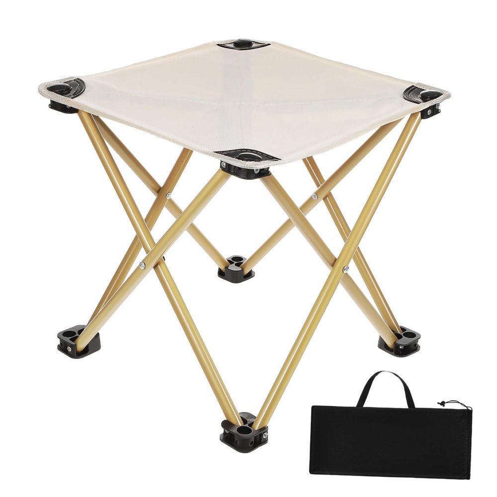 OFFSCH Portable Folding Stool for Camping Fishing and Picnics Heavy-Duty Stool Bag Comfortable Seating for Outdoor Activities