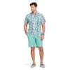 Izod Men's Saltwater 9.5" Flat Front Chino Short, Wasabi, 34 view 4