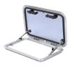 17 X 27 Inch Square Deck Hatch, Robust Slideout Ventilation Porthole with Smoke Gray Tempered Glass for Boat, Yacht, Ship, Motorhome view 2