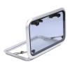 17 X 27 Inch Square Deck Hatch, Robust Slideout Ventilation Porthole with Smoke Gray Tempered Glass for Boat, Yacht, Ship, Motorhome view 4