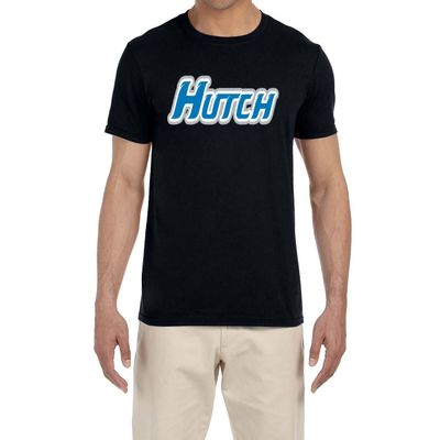 Tenacious Tops Black Detroit Aiden Hutchinson Logo T-Shirt Youth Large
