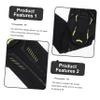 Anneome Breathable Arm Sleeves for Tennis Elbow Volleyball Compression Sleeves Padded Elbow Guard for Outdoor Sports view 2