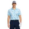 Izod Men's Swingflex Elite Short Sleeve Golf Polo, Limpet Shell Birds of a Feather, Small view 1