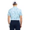 Izod Men's Swingflex Elite Short Sleeve Golf Polo, Limpet Shell Birds of a Feather, Small view 2