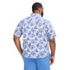 Izod Men's Big and Tall Saltwater Dockside Short Sleeve Button Down Shirt, Bright White, XX-Large Big view 2