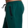 RBX Sweatpants for Men Green Joggers for Men Fleece Sweatpants with Pockets Fleece Jogger Pants with Zipper Pocket Dark Moss view 2