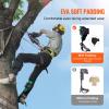 VEVOR Tree Climbing Spikes, 1 Pair Alloy Steel Climbing Spurs, 350lbs Load Capacity Tree Climbing Gear with Straps and Spike Protectors, Arborist Equipment for Climbers, Hunting, Fruit Picking, Green view 3