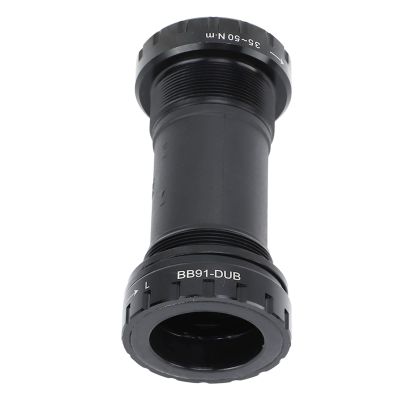 BB91DUB Bottom Bracket Integral Sealed Bearing Aluminum Alloy Press Bottom Bracket for Cycling