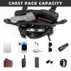 Outdoor Sports Chest Bag for Men with Phone Holder, Breathable Running Chest Pack Fits Most Pistols,EDC Travel Running Vest Pouch, Tactical Chest Bag for Hiking, Workout, Cycling and Walking Dog view 3