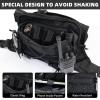 Outdoor Sports Chest Bag for Men with Phone Holder, Breathable Running Chest Pack Fits Most Pistols,EDC Travel Running Vest Pouch, Tactical Chest Bag for Hiking, Workout, Cycling and Walking Dog view 4