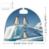 VFKLT Halloween Double-sided Cape, Penguins On The Iceberg Printed Halloween Vampire Cape Party Costumes for Men And Women view 2