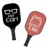 365CUSGIFTS Her Carl His Ellie Fiberglass Pickleball Paddles, Premium Pickleball Paddles Set of 2, Pickle Ball Set with Ergonomic Cushion Grip, 2 Pickleball Rackets view 1
