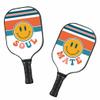 365CUSGIFTS Soul Mate Pickleball Paddles Set of 2 with Reinforced Fiberglass Surface and Honeycomb Polypropylene Core, Couple Design Set view 1