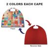 VFKLT Halloween Double-sided Cape, Periodic Table of Elements Printed Halloween Vampire Cape Party Costumes for Men And Women view 3