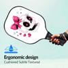 365CUSGIFTS Skull Heart Pickleball Paddle Set of 2 Made with Reinforced Fiberglass and Honeycomb Polypropylene Includes 2 Paddles view 2