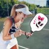 365CUSGIFTS Skull Heart Pickleball Paddle Set of 2 Made with Reinforced Fiberglass and Honeycomb Polypropylene Includes 2 Paddles view 3