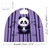 VFKLT Halloween Double-sided Cape, Purple Striped Panda Printed Halloween Vampire Cape Party Costumes for Men And Women view 2