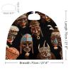 VFKLT Halloween Double-sided Cape, African Ritual Ethnic Tribal Printed Halloween Vampire Cape Party Costumes for Men And Women view 2