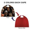 VFKLT Halloween Double-sided Cape, African Ritual Ethnic Tribal Printed Halloween Vampire Cape Party Costumes for Men And Women view 3