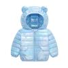 Boys and Toddlers' Metallic Puffer Jacket for Baby Girls Quilted Hooded Down Coat Lightweight Packable (BU2, 3-4 Years) view 1