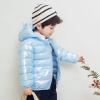 Boys and Toddlers' Metallic Puffer Jacket for Baby Girls Quilted Hooded Down Coat Lightweight Packable (BU2, 3-4 Years) view 2