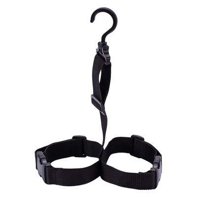 WOEIFGV Fishing Wader Boot Hanger Adjustable Strap For Storage Drying Wader Rack Belt Hanger Ribbon Hanging Shoes Hook Holder