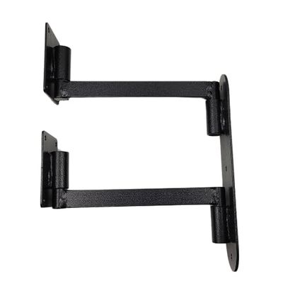 Deer Wall Mount Bracket, Double Display, Shoulder Mounting System for Trophy Mounts, Perfect for Hanging Two Taxidermy Mounts, Textured Black, USA Made (AKDWS)