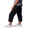 Columbia Women's Straight Leg Cargo Capri Roll Up Pants (Large, Black) view 2