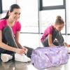 Dance Duffel Bag for Girls Daisy Ballet Bag for Girls Water Resistant Sports Gym Bag Overnight Sleepover Bags with Shoes Compartment Wet Pocket view 2