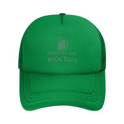 AIZBEGDLU Drink Up Bitches Mesh Back Trucker Cap Adult Mesh Baseball Cap