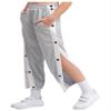 Jugaoge Kids Boys Loose Fit Tear Away Basketball Pants High Side Split Workout Running Casual Sweatpants Gray 13-14 Years view 2