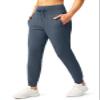 G Gradual Women's Joggers Pants with Zipper Pockets High Waisted Sweatpants Athletic Tapered Pants for Women Lounge Workout(Dusty Blue,XL) view 2